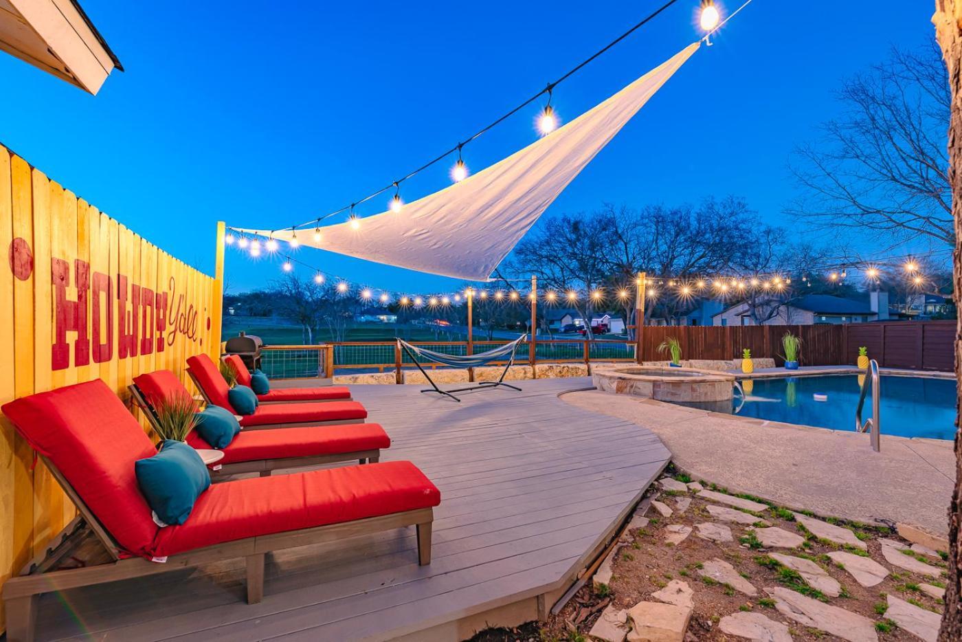Stunning Pool Overlooking Golf Course & Game Room San Antonio Bagian luar foto