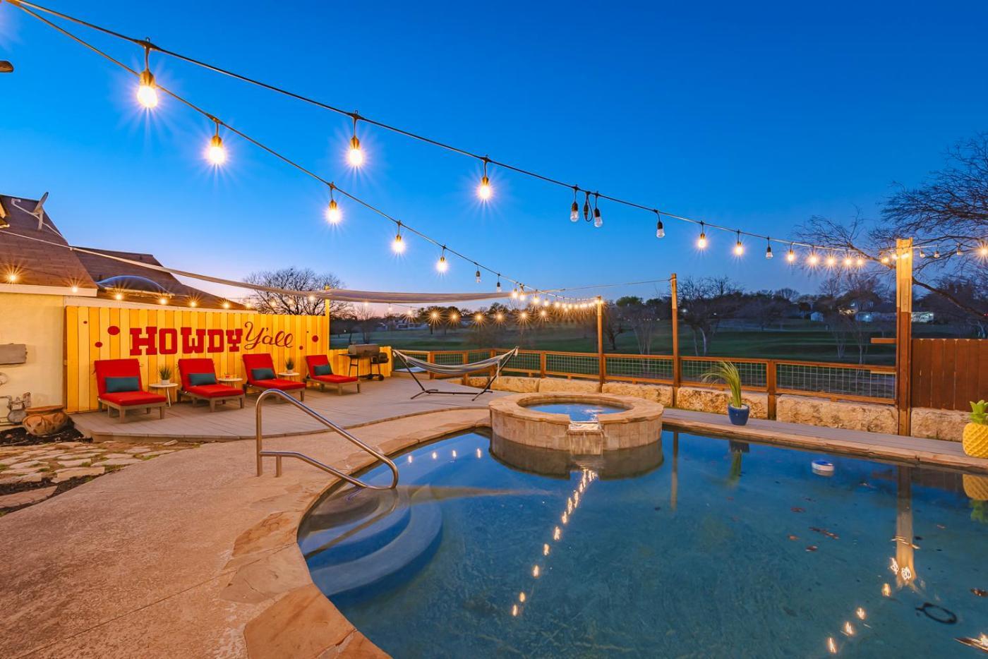 Stunning Pool Overlooking Golf Course & Game Room San Antonio Bagian luar foto