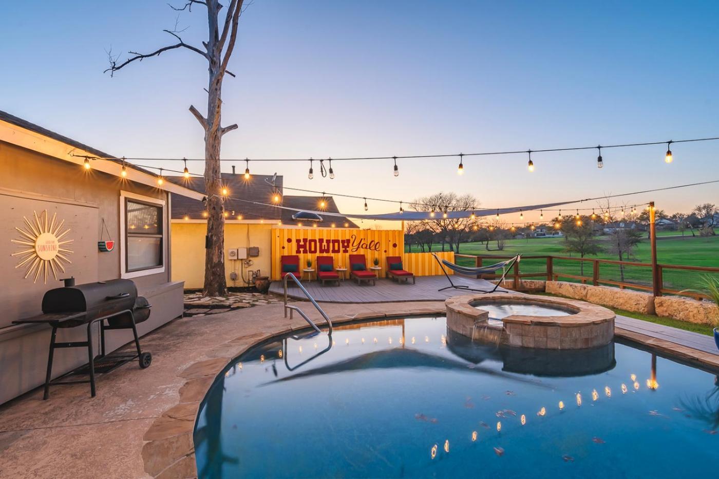 Stunning Pool Overlooking Golf Course & Game Room San Antonio Bagian luar foto