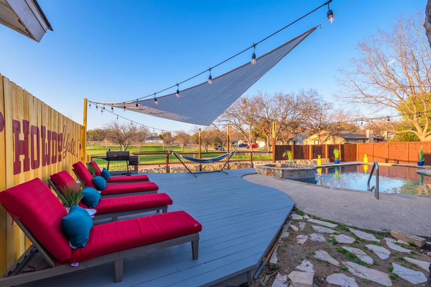 Stunning Pool Overlooking Golf Course & Game Room San Antonio Bagian luar foto
