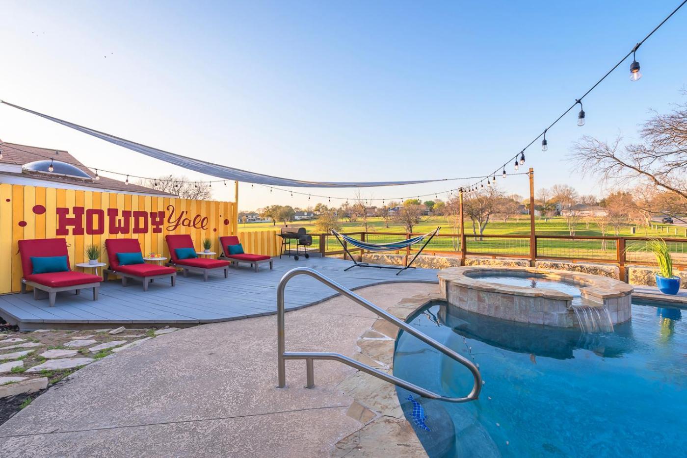 Stunning Pool Overlooking Golf Course & Game Room San Antonio Bagian luar foto