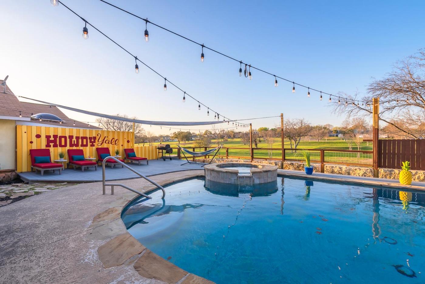 Stunning Pool Overlooking Golf Course & Game Room San Antonio Bagian luar foto